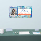 Heiraten Sie mir Individuelle Name Vorschlag Banne Banner (Messe)