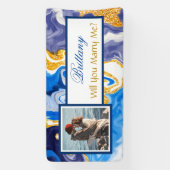 Heiraten Sie mir Individuelle Name Vorschlag Banne Banner (Vertikal)