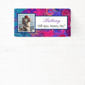 Heiraten Sie mir Individuelle Name Vorschlag Banne Banner (InSitu)