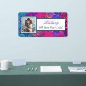 Heiraten Sie mir Individuelle Name Vorschlag Banne Banner (Messe)