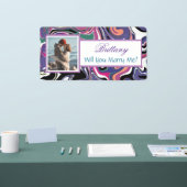 Heiraten Sie mir Individuelle Name Vorschlag Banne Banner (Messe)