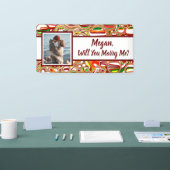 Heiraten Sie mir Individuelle Name Vorschlag Banner (Messe)