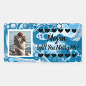 Heiraten Sie mir Individuelle Name Vorschlag Banner (Horizontal)