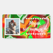 Heiraten Sie mir Individuelle Name Vorschlag Banner (Horizontal)