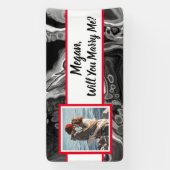 Heiraten Sie mir Individuelle Name Vorschlag Banner (Vertikal)