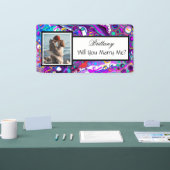 Heiraten Sie mir Individuelle Name Vorschlag Banner (Messe)