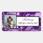 Heiraten Sie mir Individuelle Name Vorschlag Banner (Horizontal)