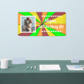 Heiraten Sie mir Individuelle Name Vorschlag Banner (Messe)