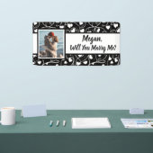 Heiraten Sie mir Individuelle Name Vorschlag Banner (Messe)