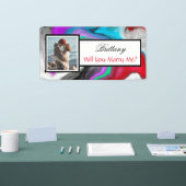 Heiraten Sie mir Individuelle Name Vorschlag Banner (Messe)