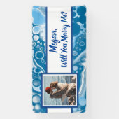 Heiraten Sie mir Individuelle Name Vorschlag Banner (Vertikal)