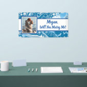 Heiraten Sie mir Individuelle Name Vorschlag Banner (Messe)