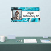 Heiraten Sie mir Individuelle Name Vorschlag Banner (Messe)