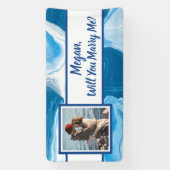 Heiraten Sie mir Individuelle Name Vorschlag Banner (Vertikal)