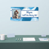 Heiraten Sie mir Individuelle Name Vorschlag Banner (Messe)