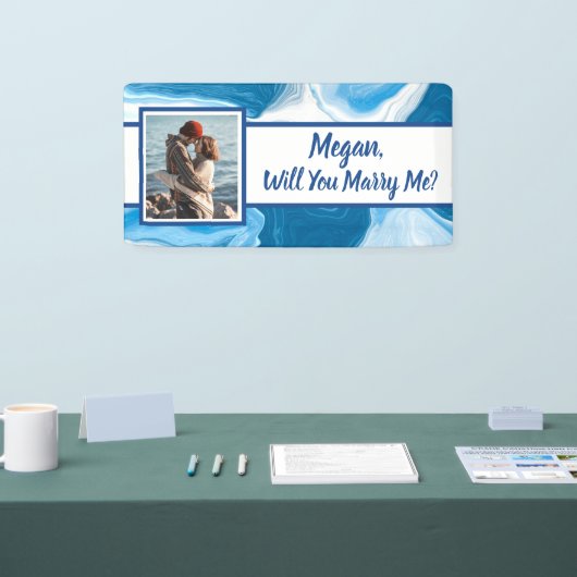 Heiraten Sie mir Individuelle Name Vorschlag Banner (Messe)