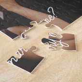 Heiraten Sie mir personalisierten Vorschlag Puzzle (Seite)