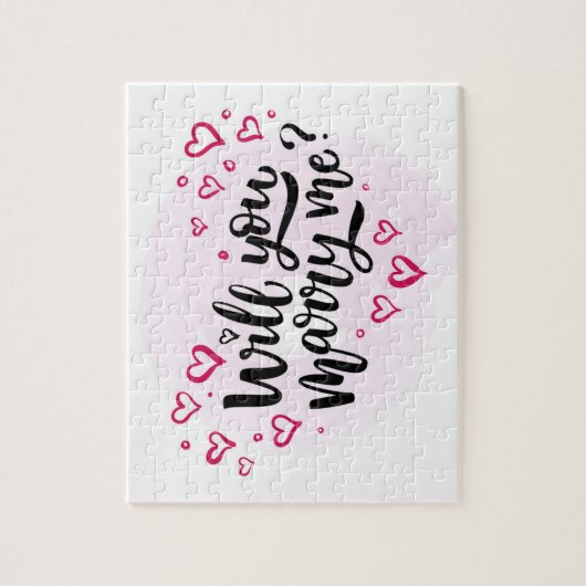 Heiraten Sie mir Puzzle (Vertikal)
