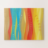 Heiraten Sie mir Sunny Waves Jigsaw Puzzle (Horizontal)