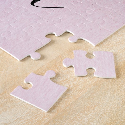Heiraten Sie mir Vorschlag personalisieren Pink Puzzle (Seite)