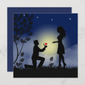 Heiraten Sie mir Vorschlag Rätsel (Vorne/Hinten)