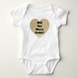 Heiraten Sie Papa-Babyweste Baby Strampler