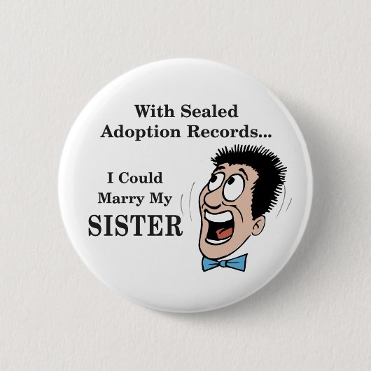 Heiraten Sie Schwester Button (Vorderseite)