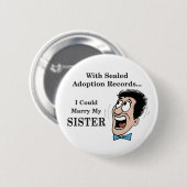 Heiraten Sie Schwester Button (Vorne & Hinten)