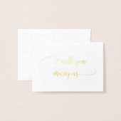 Heiraten Sie uns mit einer offiziellen Karte (Vorderseite mit Umschlag)