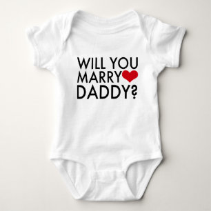 Heiraten Sie Vati? Baby Strampler