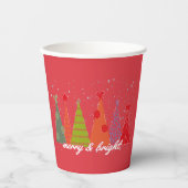 Heiraten und Bright Christmas Pappbecher (Vorderseite)