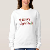 heiraten Weihnachten Sweatshirt (Vorderseite)