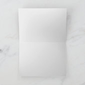 Heiraten Weihnachten Weißer Text & Bokeh Hintergru (Innenseite)