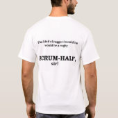 Heiratenart - Gedränge-Hälfte T-Shirt (Rückseite)