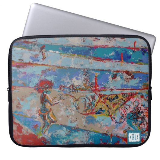 HEIRATET „SUMMER DREAM“ LAPTOP padded Laptopschutzhülle (Vorderseite)