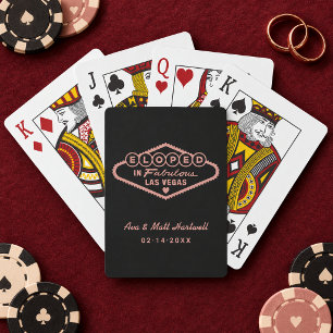 Heirateten im fantastischen Las Vegas Black Rose G Spielkarten