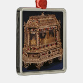 Heiratkiste, 1753 ornament aus metall (Rechts)