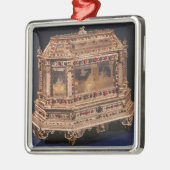 Heiratkiste, 1753 ornament aus metall (Links)