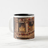 Heiratkiste, 1753 zweifarbige tasse (Vorderseite Links)
