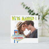 Heiratsankündigung Las Vegas Hochzeiten Ankündigung (Stehend Vorderseite)