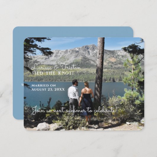 Heiratsankündigung Save the Date (Vorne/Hinten)