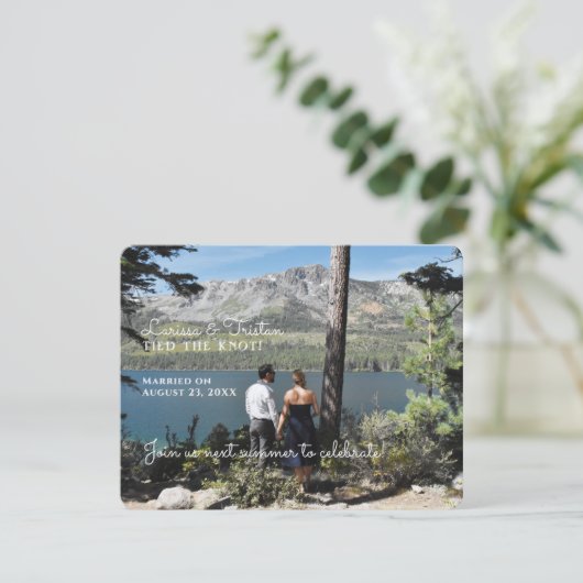 Heiratsankündigung Save the Date (Stehend Vorderseite)