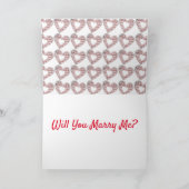 Heiratsantrag Herz Karte (Innenseite)