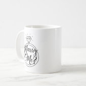 Heiratsantrag Kaffeetasse (Vorderseite Links)