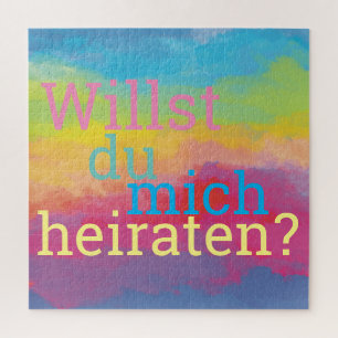 Heiratsantrag Puzzle