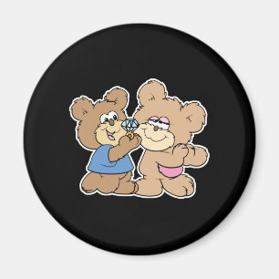 Heiratsantrag Teddybären Magnet