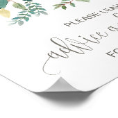 Heiratsbeilage Poster (Ecke)