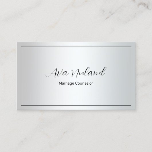 Heiratsberater Visitenkarte (Vorderseite)