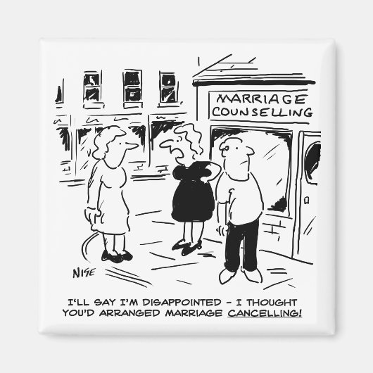 Heiratsberatung, nicht Annullierung Magnet (Vorne)