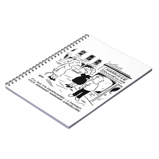 Heiratsberatung, nicht Annullierung Notizblock (Linke Seite)